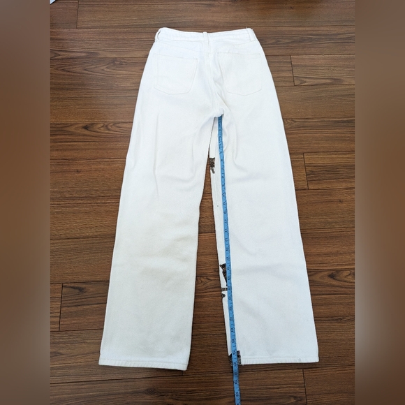 XS wide leg jeans white - Picture 4 of 6